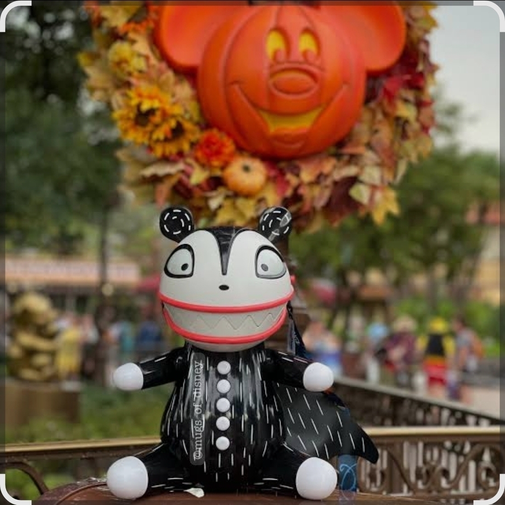Black and White Halloween Popcorn Bucket